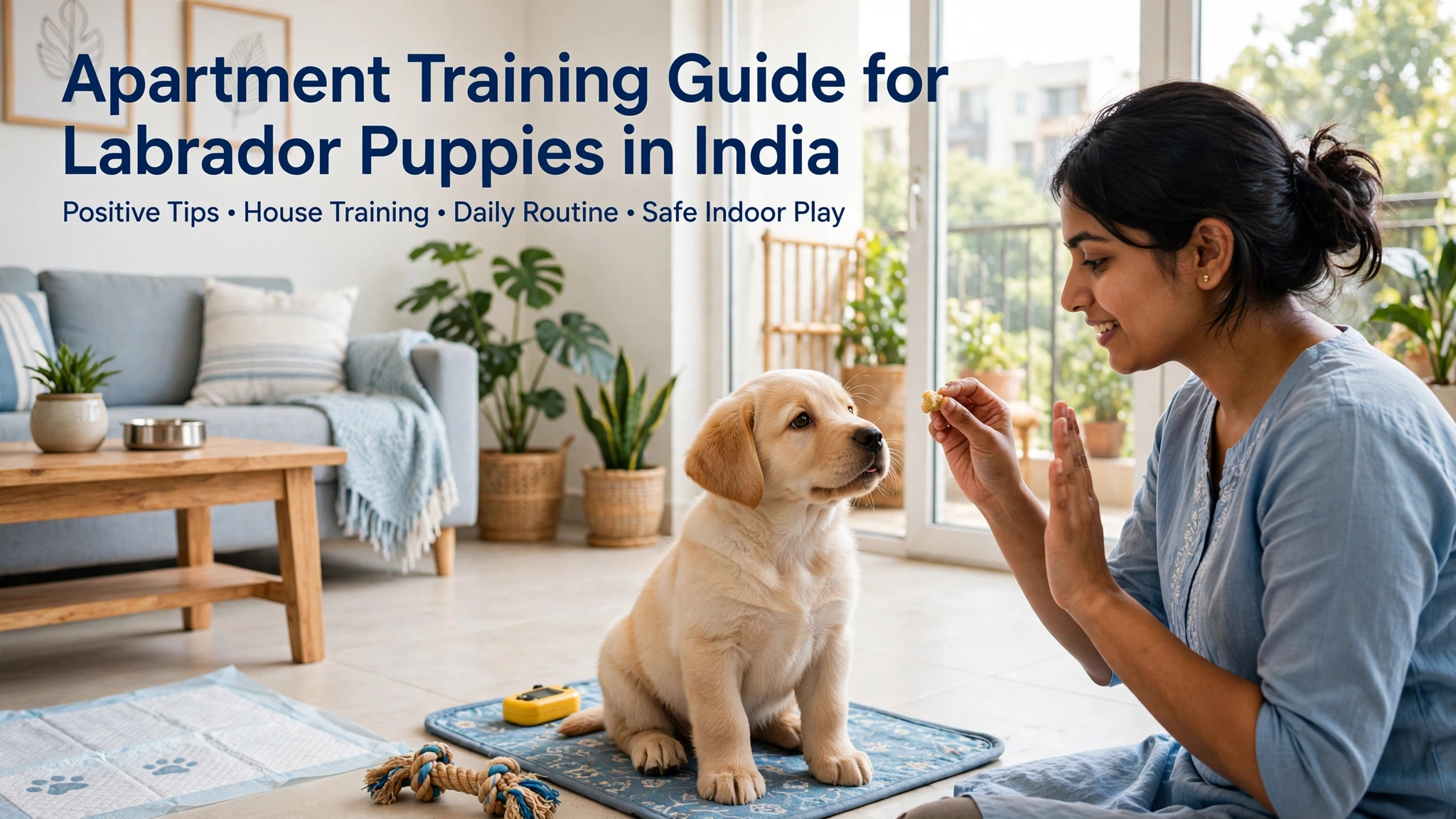 Apartment Training Guide for Labrador Puppies in India