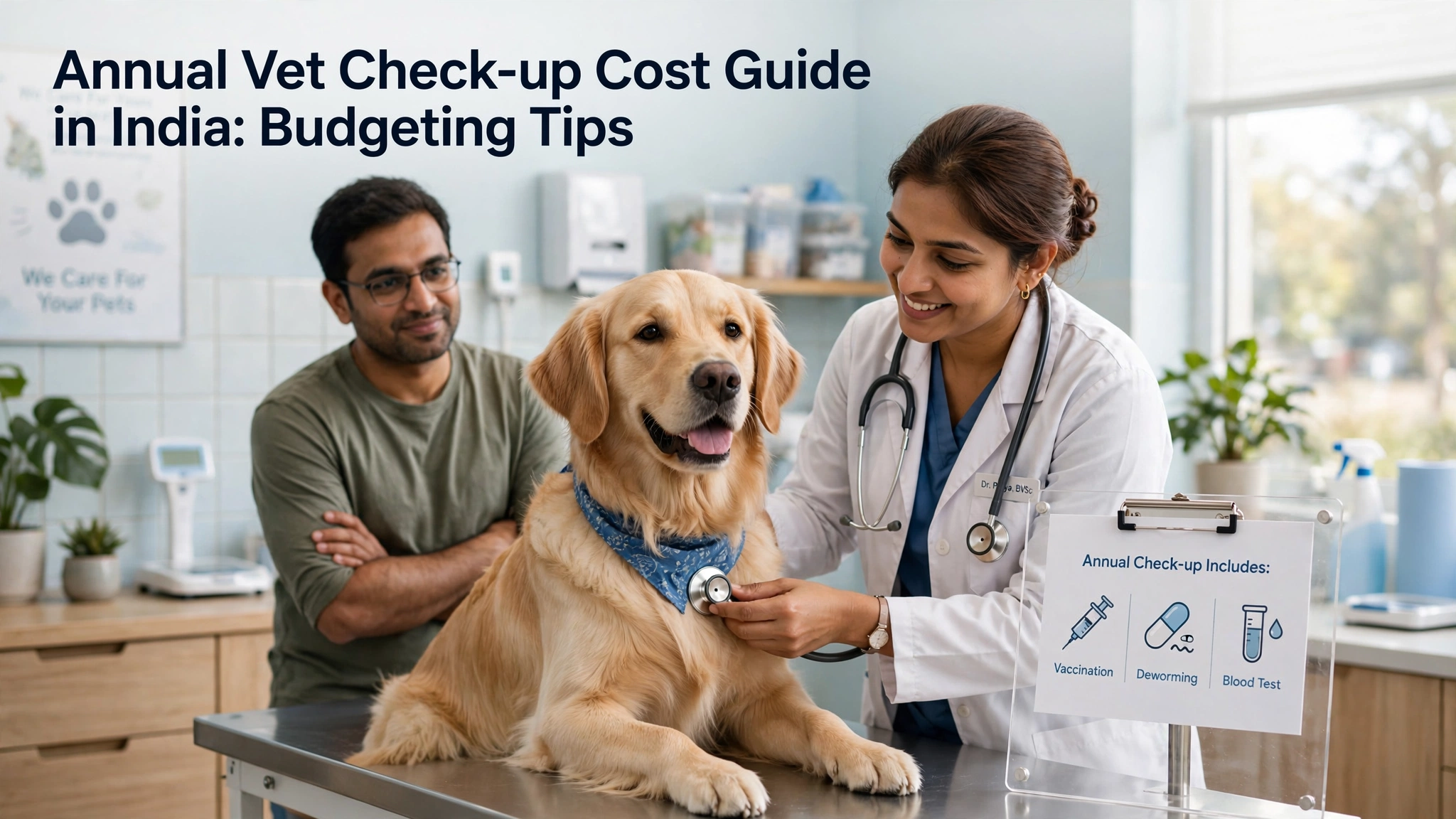 Annual Vet Check-up Cost Guide in India: Budgeting Tips