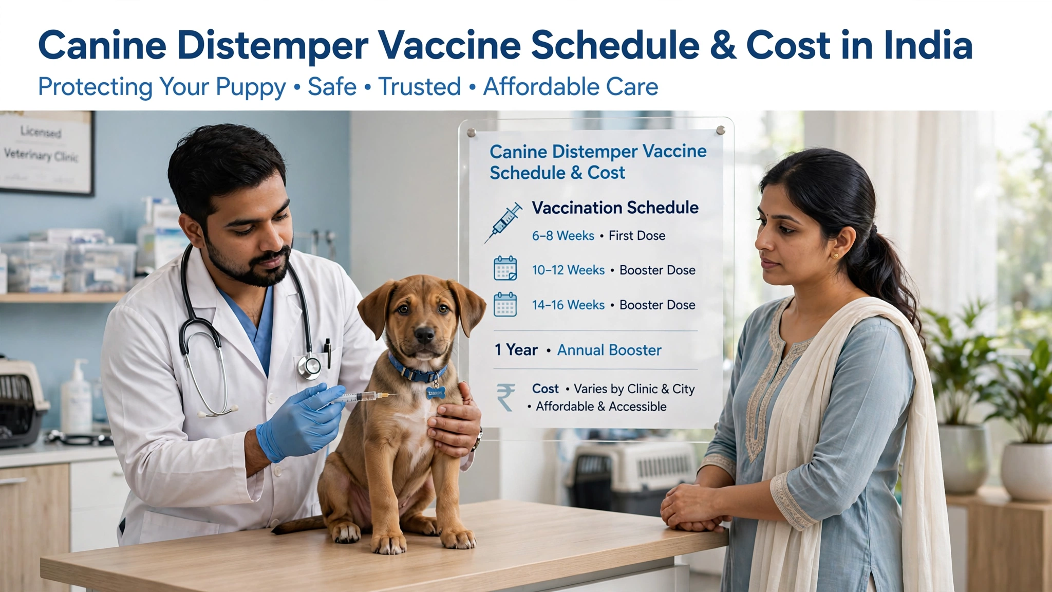Canine Distemper Vaccine Schedule & Cost in India
