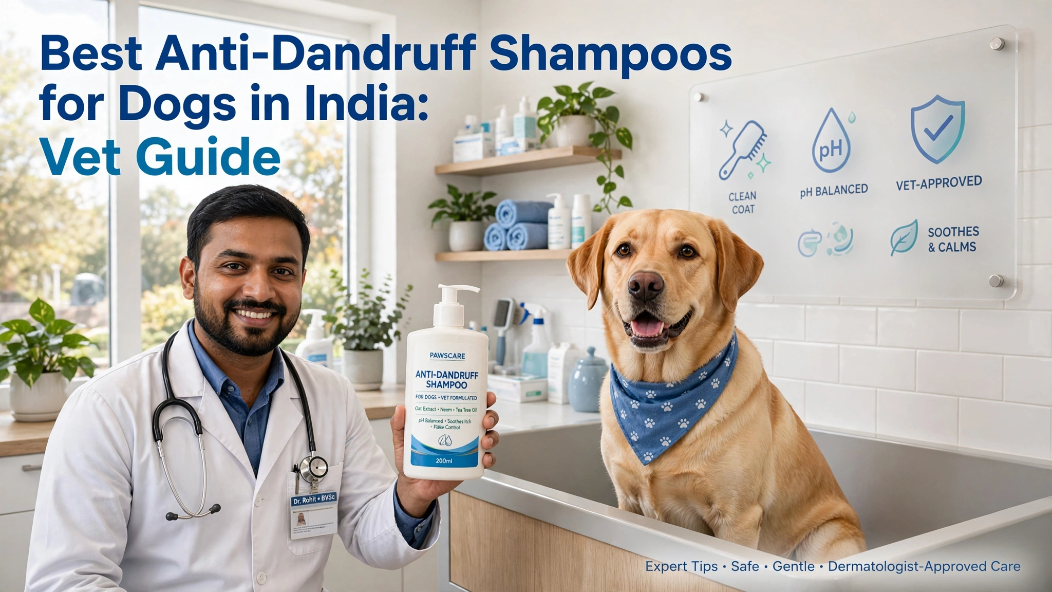 Best Anti-Dandruff Shampoos for Dogs in India: Vet Guide